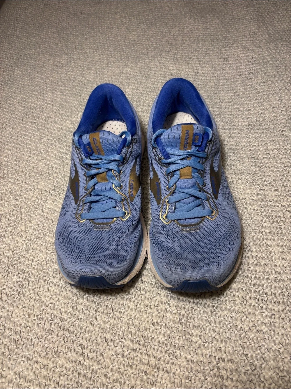 Brooks Glycerin 18, Women’s 7.5 Running Cornflower/Blue/Gold